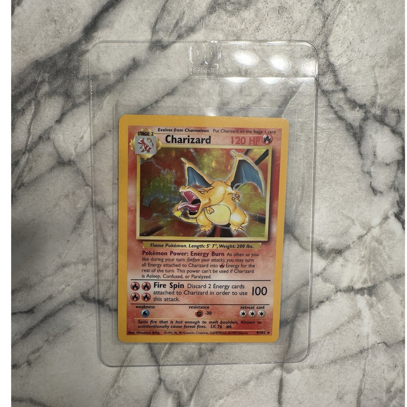 Pokemon TCG Charizard 4/102 Base Set Holo Rare 1999 English WOTC 🔥PSA Worthy🔥