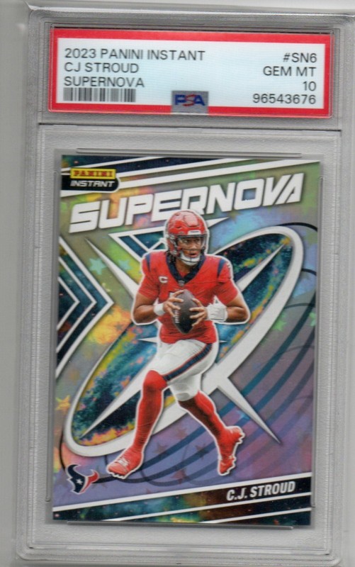 2023 Panini Instant CJ Stroud Supernova PSA 10