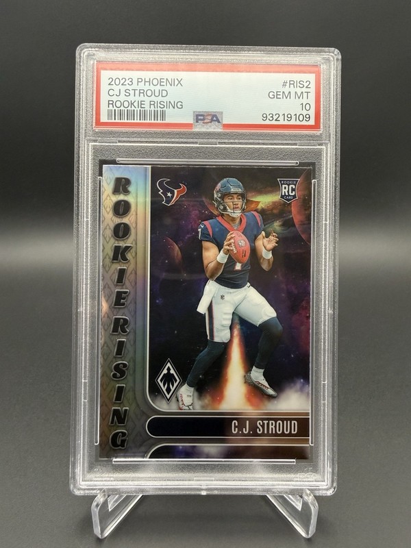 Cj Stroud 2023 Panini Phoenix Rookie Rising #RIS2  PSA 10