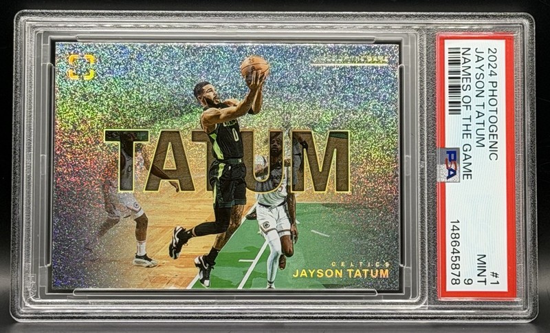 2024-25 Panini Photogenic - Names of the Game Jayson Tatum #1 SSP Case Hit (2)