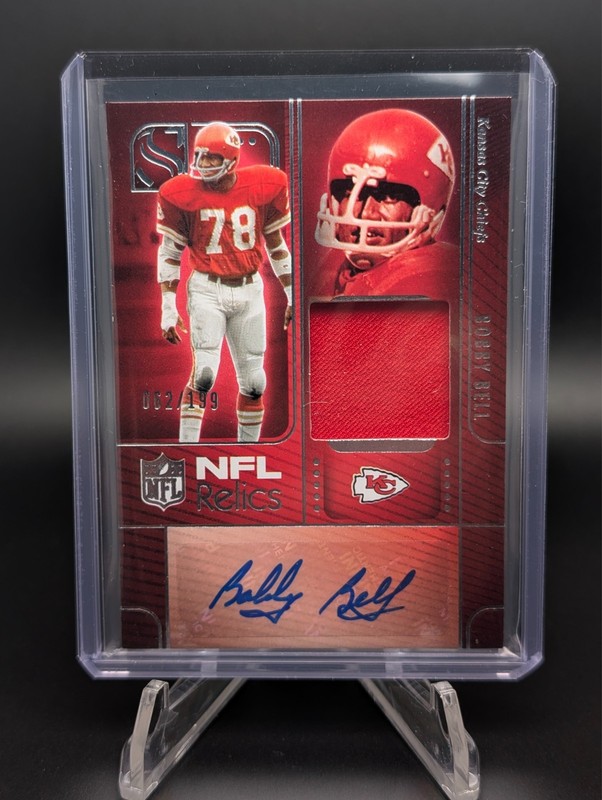 2025 Panini Silhouette Bobby Bell Patch Auto NFL Relics /199 #NRA-BBL