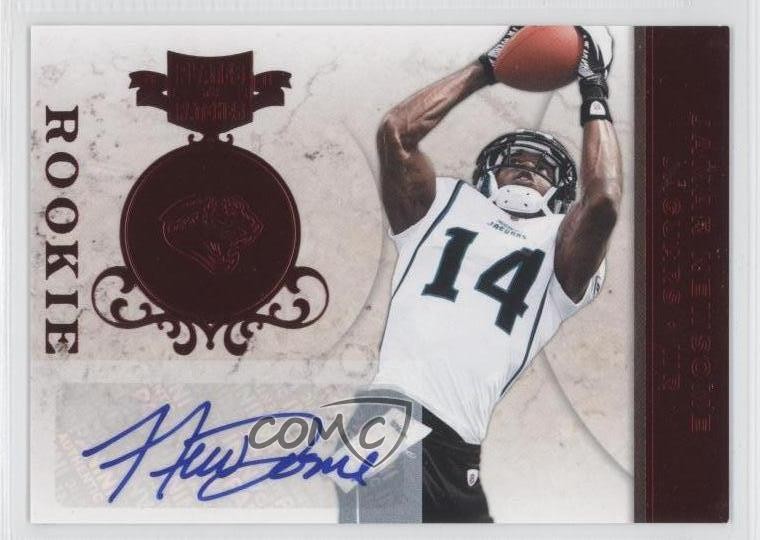 2011 Panini Plates & Patches 36/49 Jamar Newsome #136 Auto 0c2