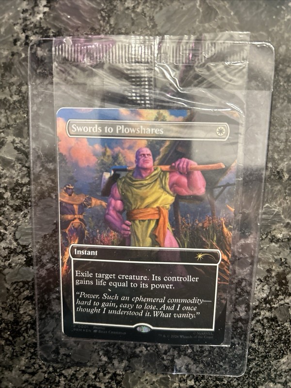 Magic The Gathering Swords To Plowshares Foil PSA Promo Sealed.