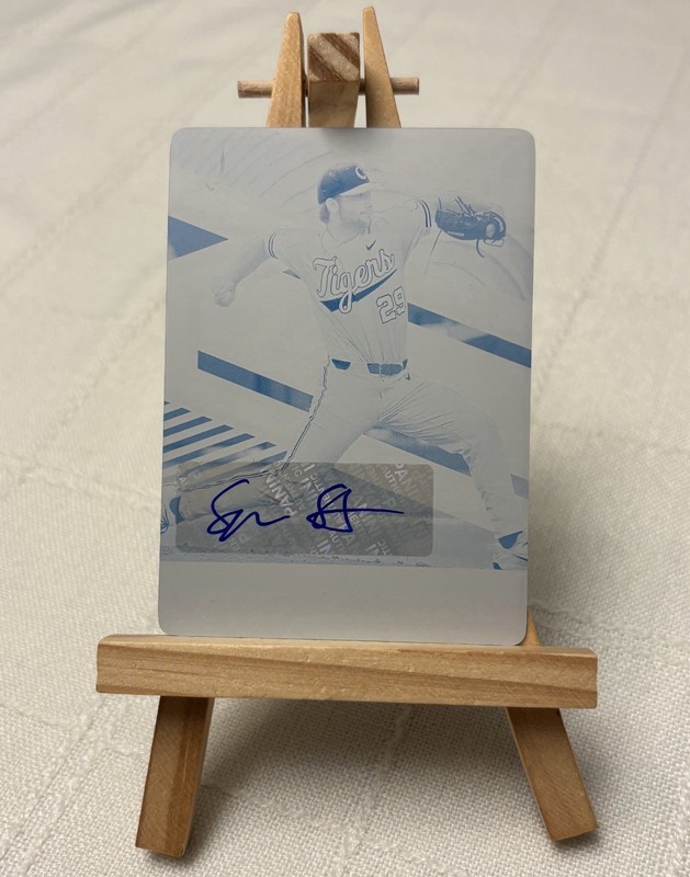 2020 Elite Extra Printing Plate Spencer Strider Auto 1/1 🔥 ONE OF ONE - Clemson