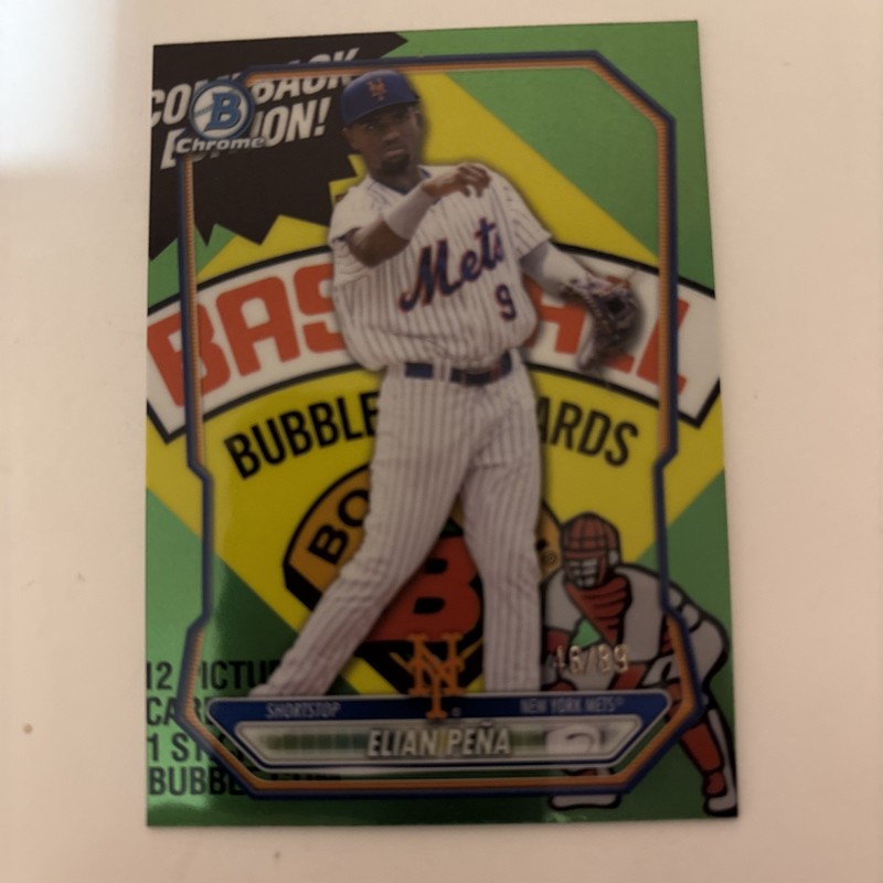 2026 Bowman Chrome Elian Peña BCP-91 New York Mets  /89 🔥