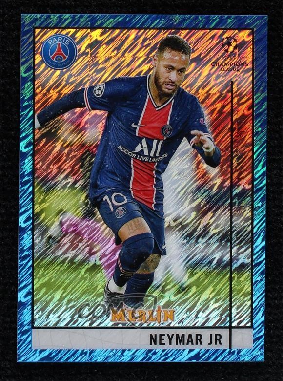 2020-21 Topps Merlin Collection Chrome UEFA Champions League 32/75 Neymar Jr 7y2