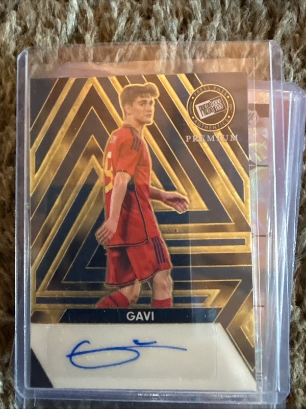 Gavi 1/1 Auto Press Proof 2024 Leaf Metal - CA-G1