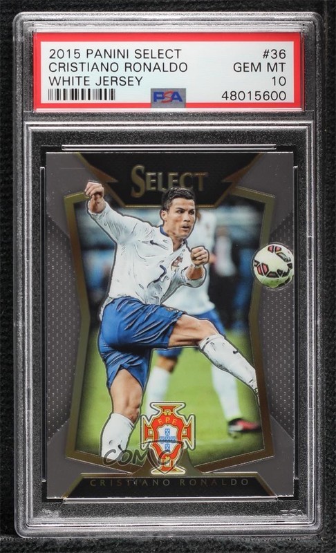 2015-16 Panini Select Cristiano Ronaldo #36 PSA 10 GEM MT