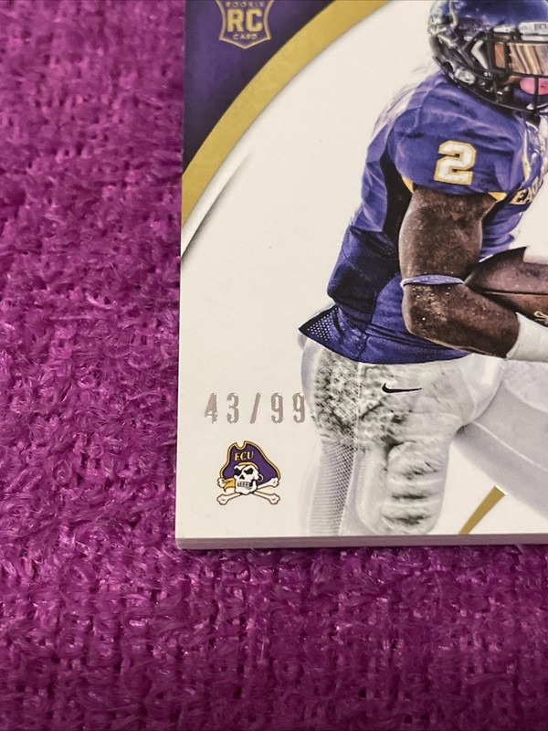 2015 PANINI IMMACULATE MULTI-SPORT JUSTIN HARDY RPA ROOKIE JUMBO PATCH AUTO /99 view 2