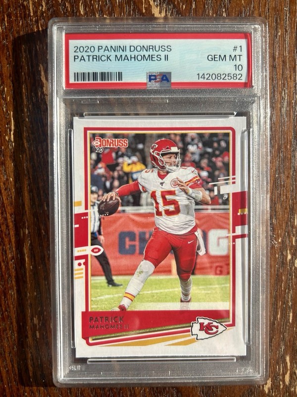 Patrick Mahomes II 2020 Donruss #1 (PSA 10)