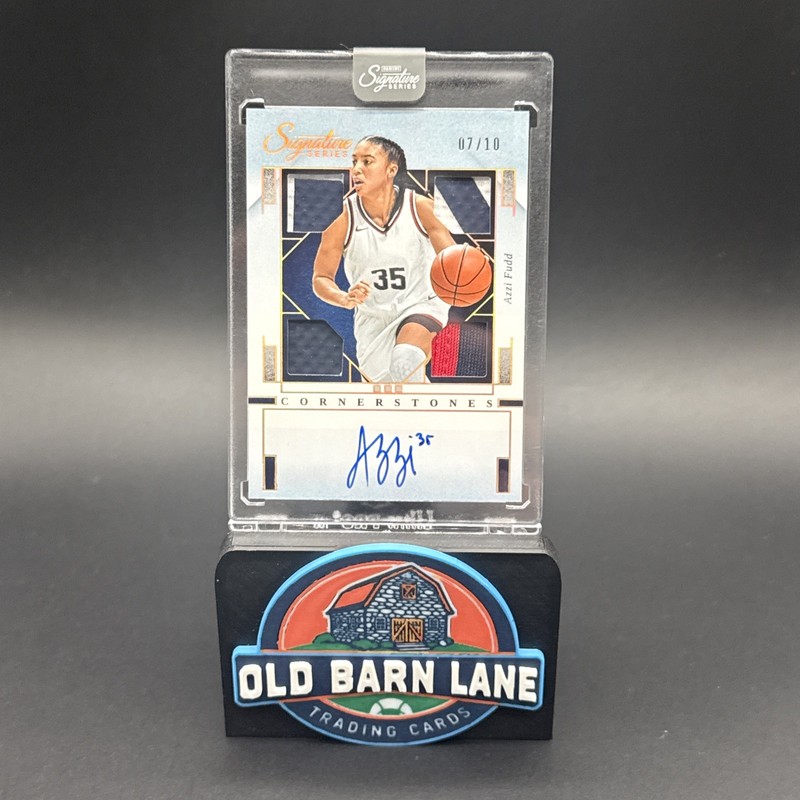 2025 Panini Signature Series #CSAZF Azzi Fudd Cornerstones Patch Auto GOLD /10