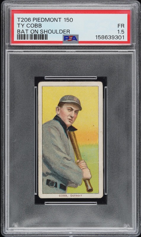 T206 Ty Cobb Bat On Shoulder Detroit PSA 1.5 Well Centered