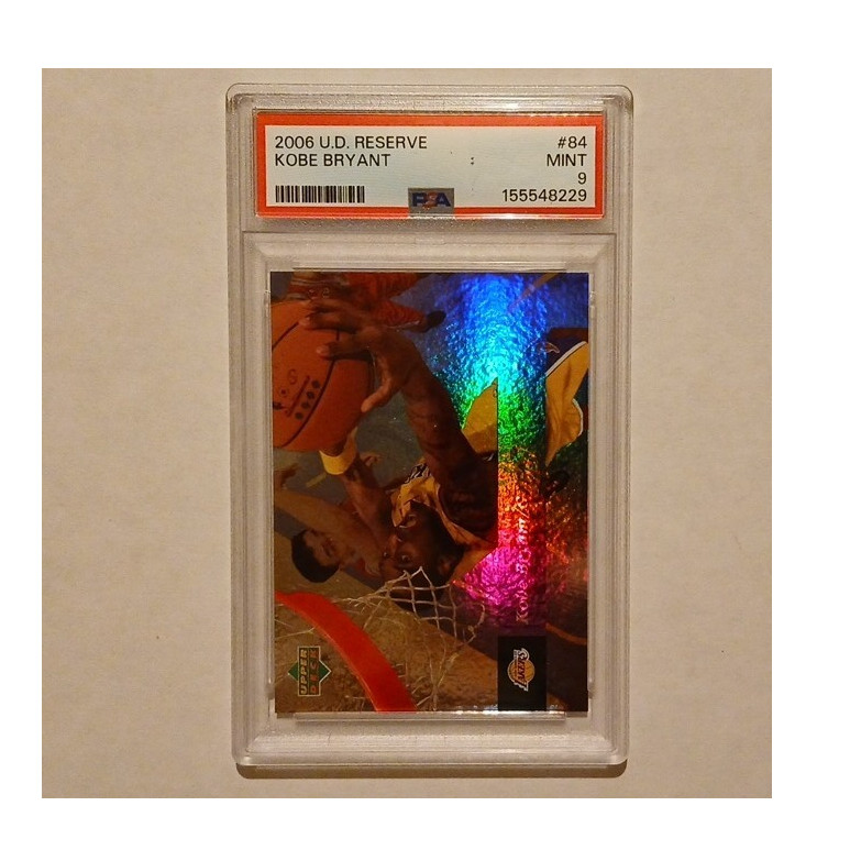 Upper Deck UD Reserve 2006-07 Kobe Bryant #84 PSA 9 Mint Lakers NBA Card view 2