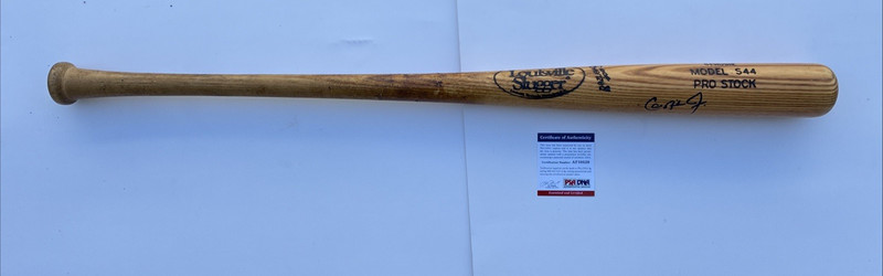 CAL RIPKEN JR. ORIOLES SIGNED LOUISVILLE SLUGGER MODEL S44 BASEBALL BAT PSA/DNA