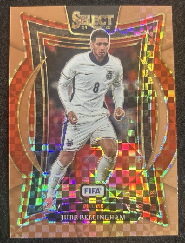 2024-25 Panini Select FIFA -  Jude Bellingham #67 Bronze Checker /75 England UCC