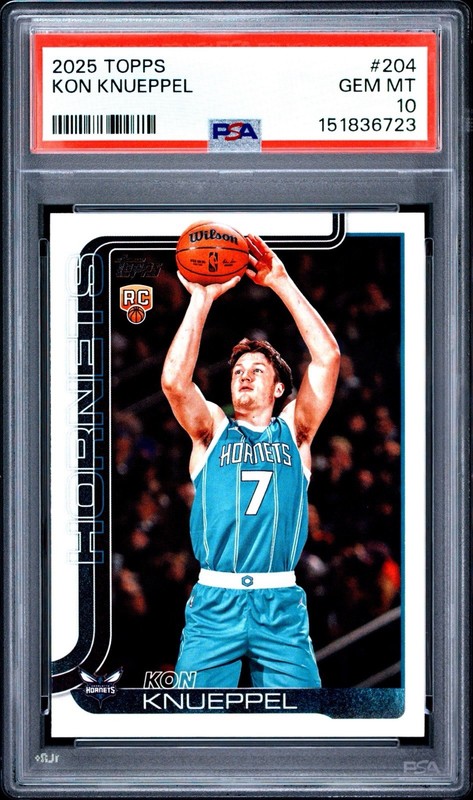 2025-26 Topps - Kon Knueppel #204 (RC) PSA 10
