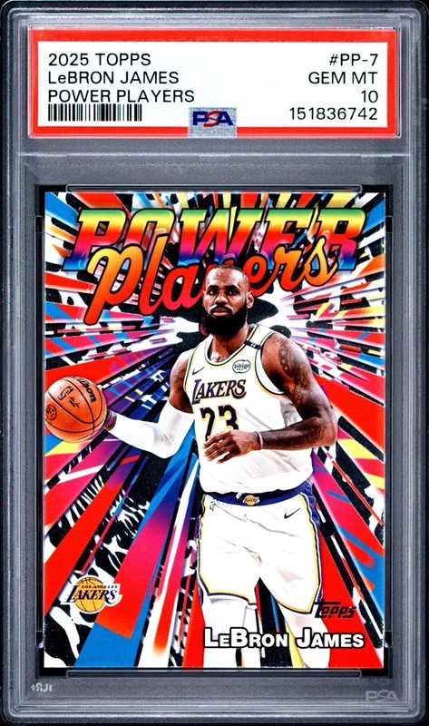 2025-26 Topps - Power Players LeBron James #PP-7 PSA 10