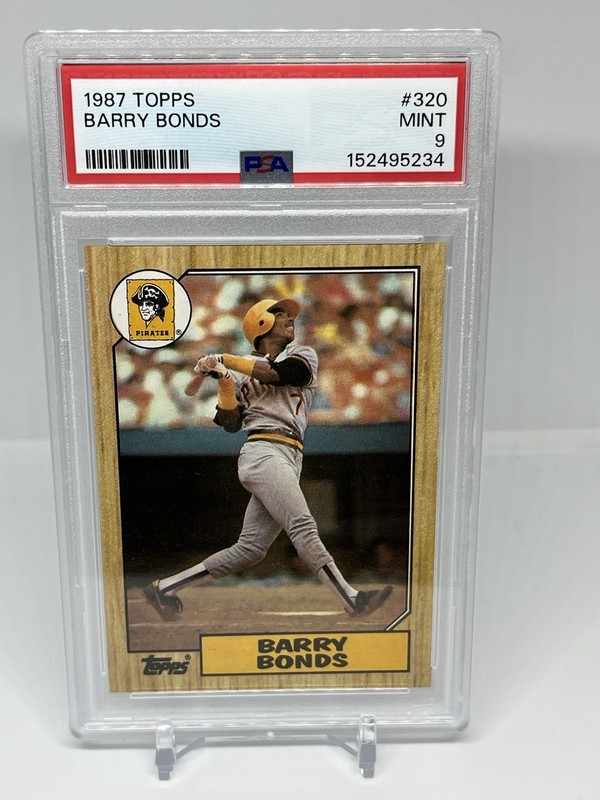 1987 Topps BARRY BONDS (RC) #320 PSA 9 Mint