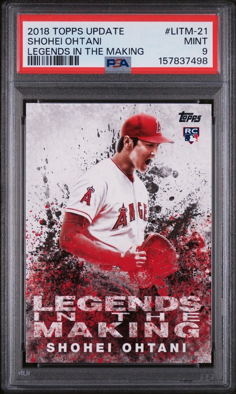 2018 Topps Update Series - Legends in the Making Shohei Ohtani #LITM-21 (RC)