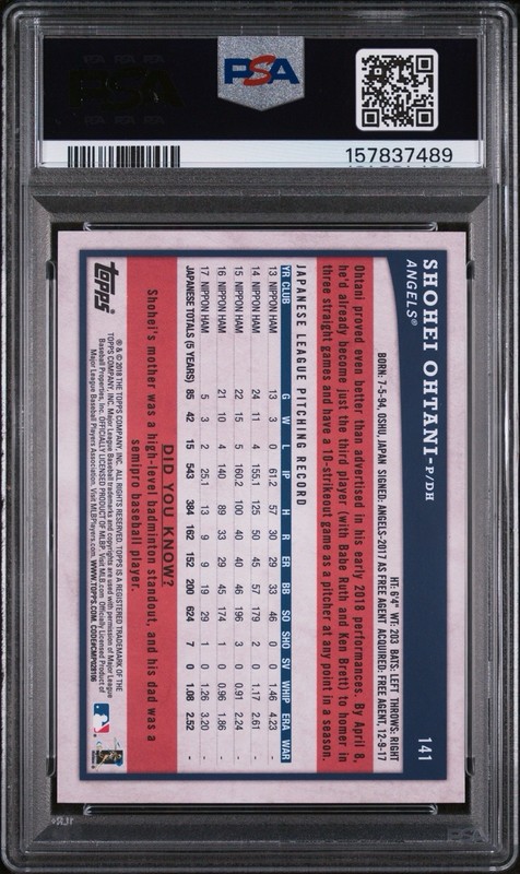 2018 Topps Big League - Shohei Ohtani #141 (RC) view 2