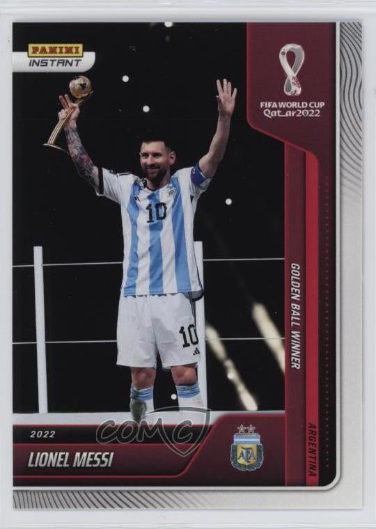 2022 Panini Instant FIFA World Cup Qatar /6262 Lionel Messi #132 5yi