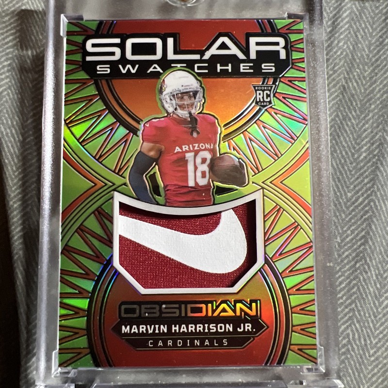 2024 Panini Obsidian - Marvin Harrison Jr. /5 BOOKEND - FULL Nike Swoosh RC