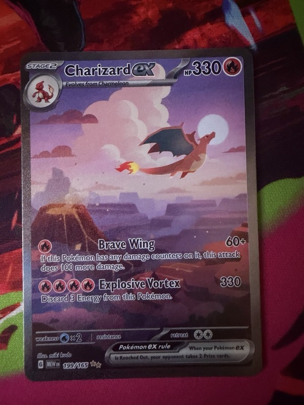 Charizard ex 199/165 Special Illustration Rare 151 Pokemon English NM