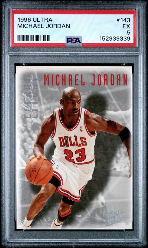 1996 Ultra Effort Michael Jordan #143 PSA 5 MINT BULLS GOAT
