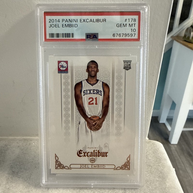 2014 Panini Excalibur Joel Embiid  #178 PSA 10 MINT