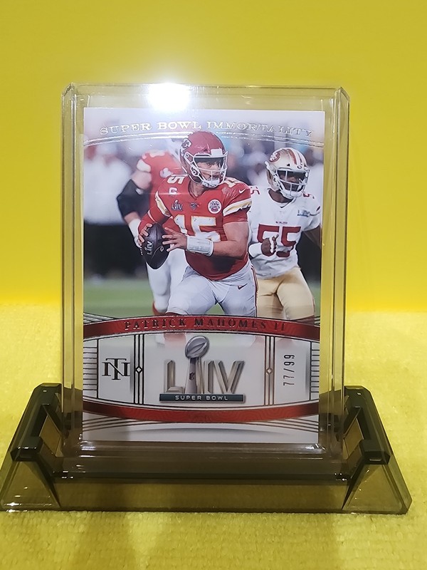 2023 Panini National Treasures Super Bowl Immortality Patrick Mahomes II  /99