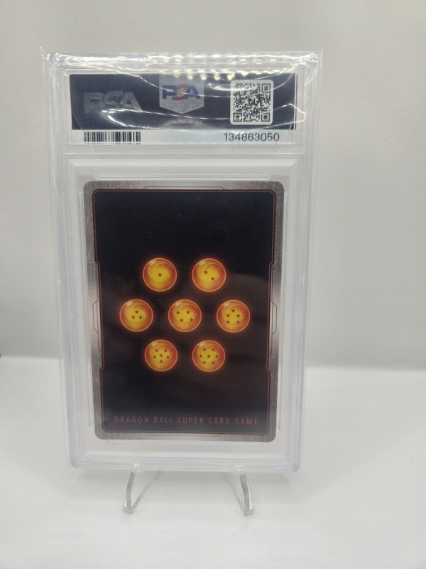 Tien Shinhan VS Son Goku Bandai DBS Masters BT28-145 Concept Rare Foil PSA 10 view 2