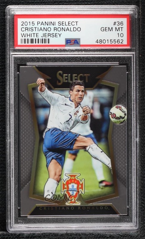 2015-16 Panini Select Cristiano Ronaldo #36 PSA 10 GEM MT