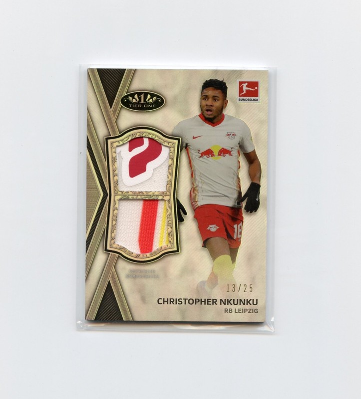 Christopher Nkunku Topps Dual Relic 2020/21 #13/25