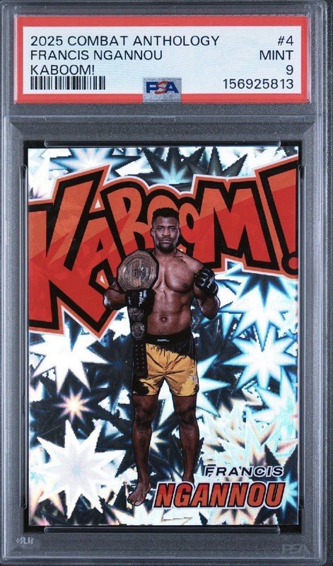 2025 Panini Combat Anthology Kaboom Francis Ngannou #4 UFC MMA  Case Hit 💎 🔥