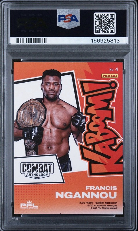 2025 Panini Combat Anthology Kaboom Francis Ngannou #4 UFC MMA  Case Hit 💎 🔥 view 2