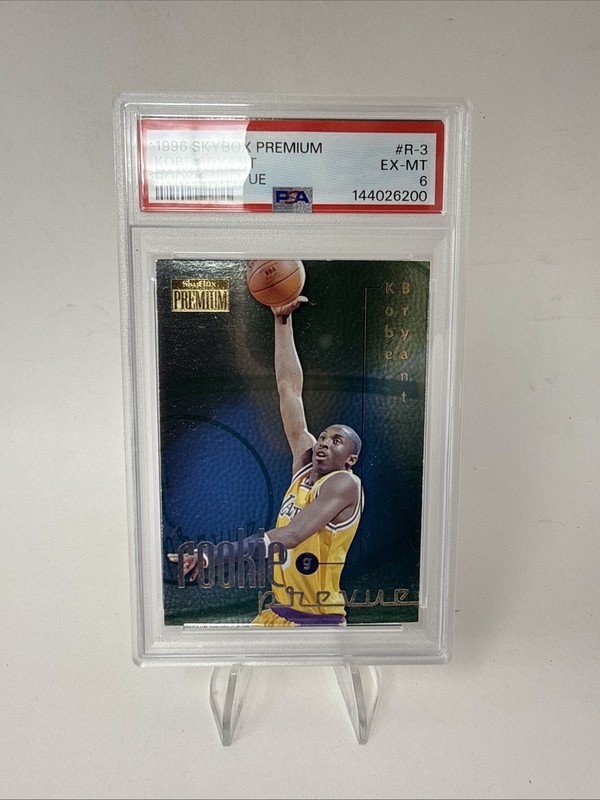 1996 Skybox Premium Kobe Bryant Rookie Prevue R-3 PSA 6