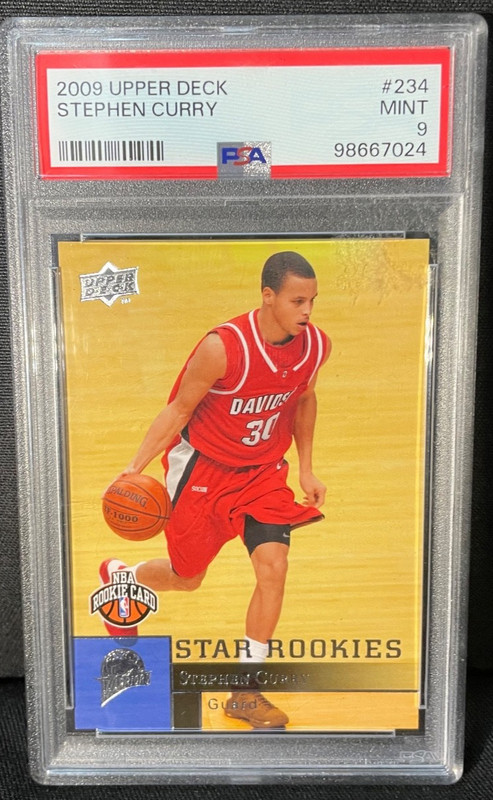 STEPHEN CURRY - ROOKIE 2009-10 Upper Deck Star Rookies #234 (RC) *PSA 9*