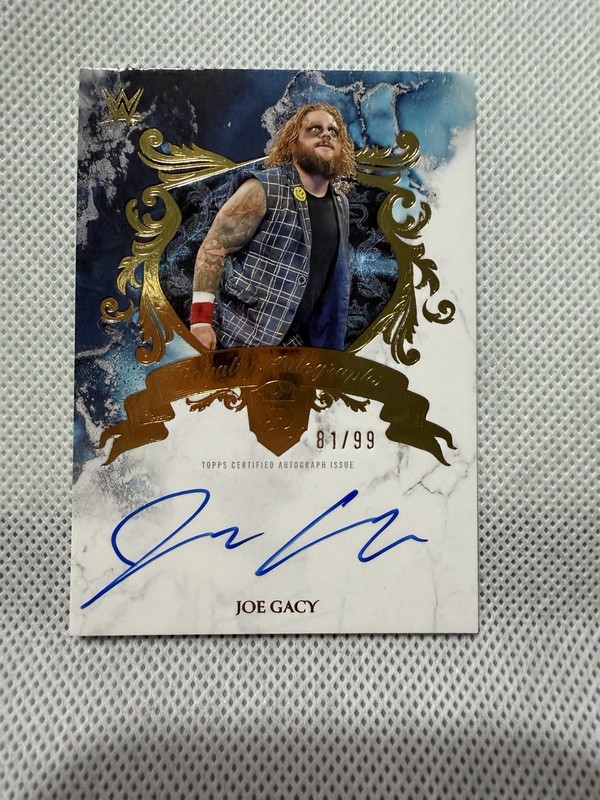 2025 Topps Royalty WWE Joe Gacy #RAU-JGC Royalty Auto #d /99