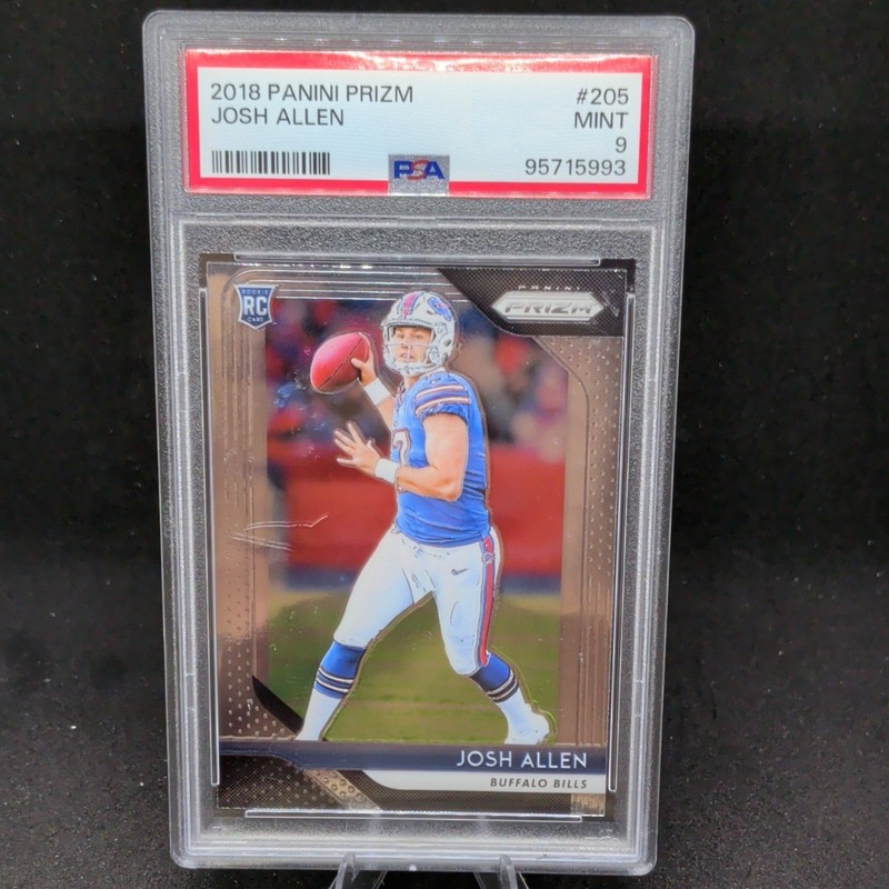 Panini 2018 Prizm Josh Allen RC #205 Base Set Buffalo Bills PSA 9