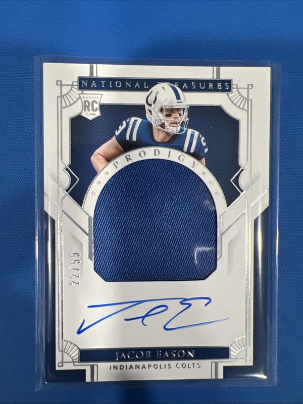 RC Auto #/99 🔥 2020 Panini National Treasures - Prodigy Patch Jacob Eason