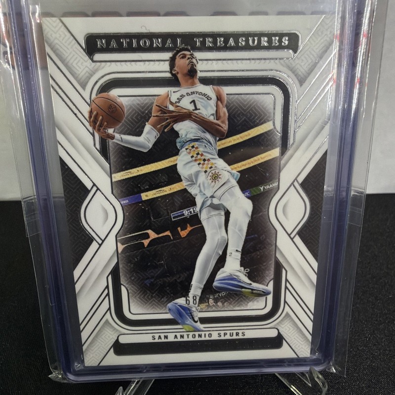 2024 Panini National Treasures #32 Victor Wembanyama International /75