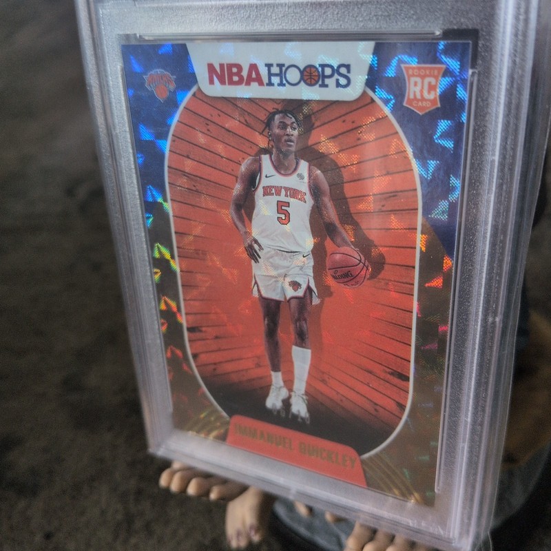 Immanuel Quickley 2020 Panini Hoops Hyper Gold #249 6/10 (PSA 10) Gem MT! view 2