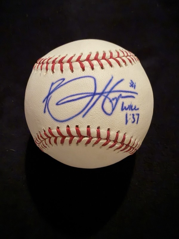 Bryce Harper Autographed Baseball Scribed “Luke 1:37” PSA/DNA COA Phillies  view 2