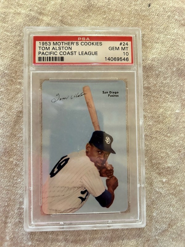 1953 mothers cookies Tom Alston Psa 10