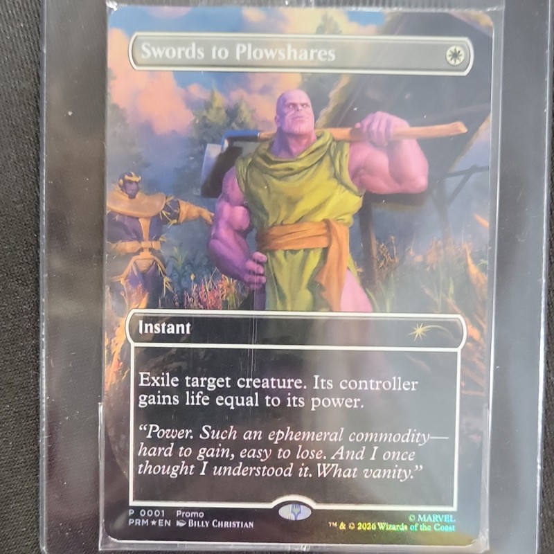 Magic the Gathering Swords to Plowshares FNM PSA Promos Foil White Instant MTG