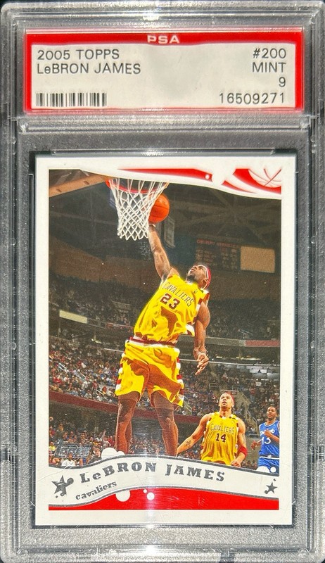 2005-06 Topps LeBron James PSA 9 #200