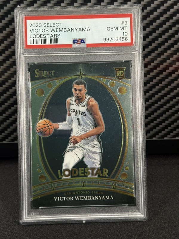 2023-24 Panini Select - Lodestars Victor Wembanyama #9 (RC) PSA 10 Spurs