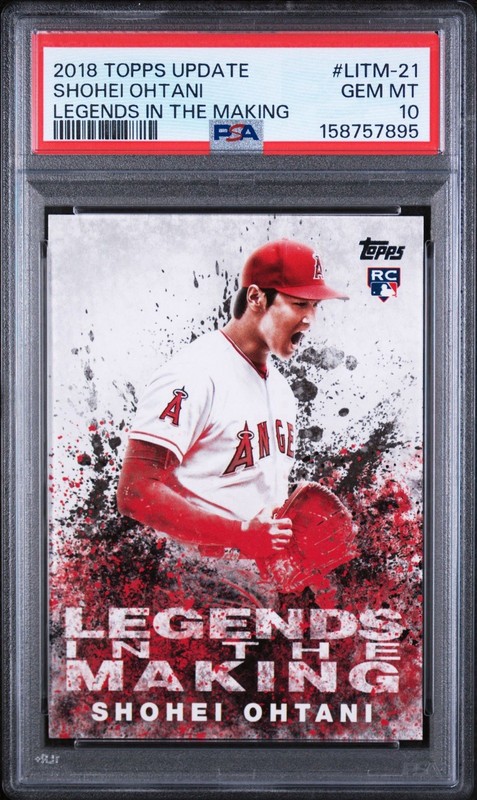2018 Topps Update Series - Legends in the Making Shohei Ohtani #LITM-21 (RC)