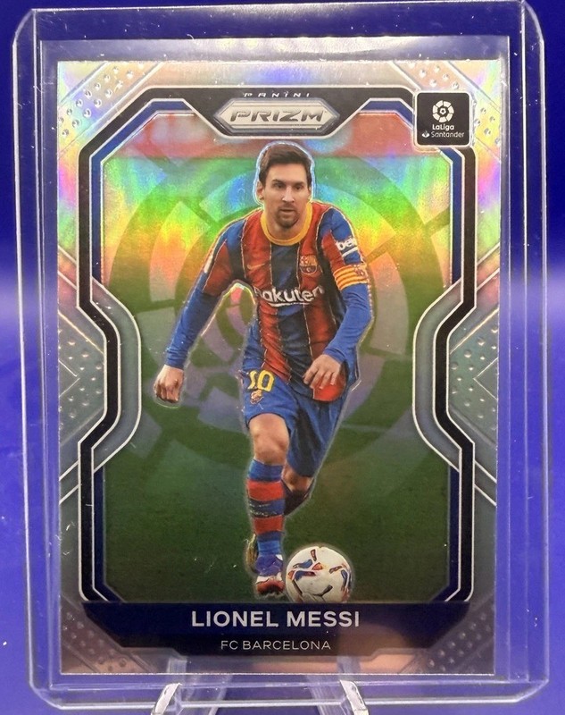 2020-21 Panini Chronicles - Prizm La Liga Lionel Messi #15 Silver Prizm