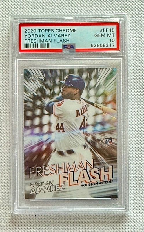 Yordan Alvarez RC 2020 Topps Chrome #FF15 PSA 10 Astros 💎 📈🔥